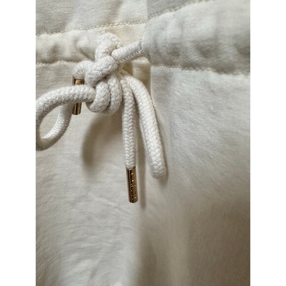 Anthropologie Varley Freya Funnel Neck Sweatshirt Ivory Size Medium Cream Cowl - Picture 12 of 12